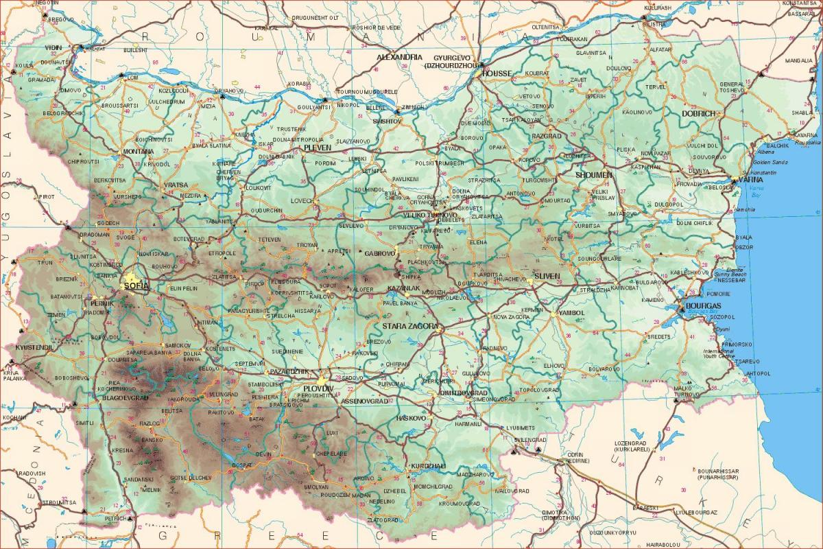 Bullgaria rrugë hartë