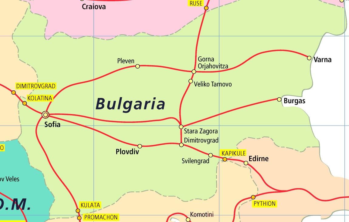 Bullgaria tren hartë