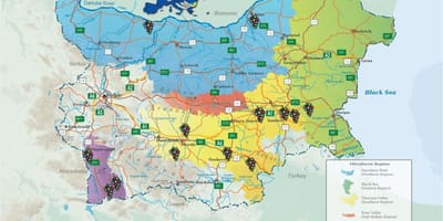 Harta e bullgarisë verë