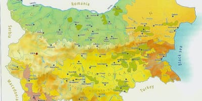 Harta e Bullgarisë klimës