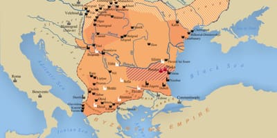Harta e perandorisë bullgare